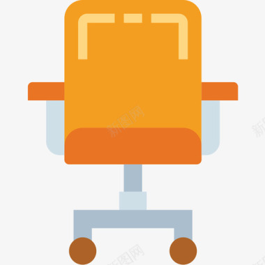 座椅家具104扁平图标图标