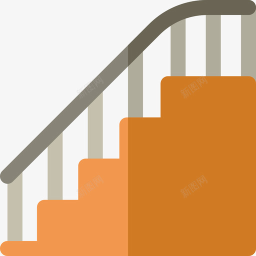 楼梯室内17平面图标svg_新图网 https://ixintu.com 室内设计17 平面 楼梯
