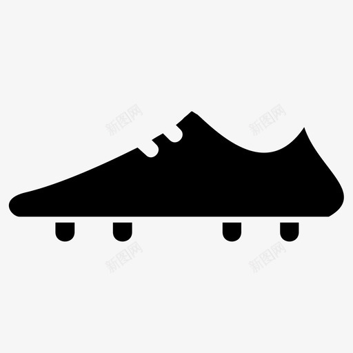鞋夹板足球图标svg_新图网 https://ixintu.com 夹板 足球 足球鞋 运动