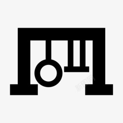 游乐场休息荡秋千休息活动图标高清图片