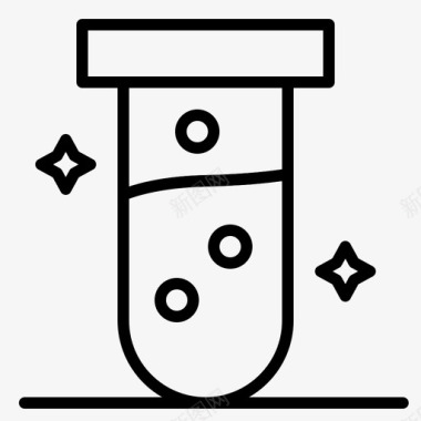 试管实验室医疗图标图标