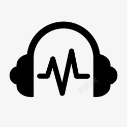 edm音乐edm耳机图标高清图片
