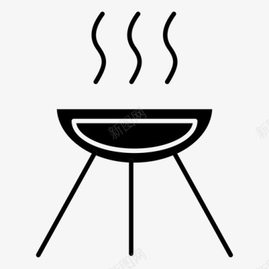 食品烧烤烹饪图标图标