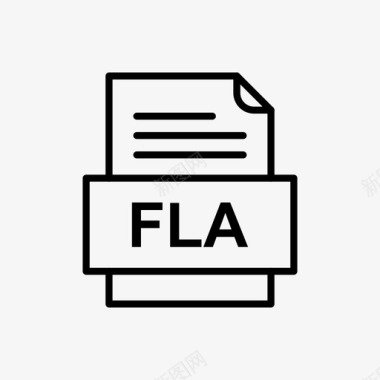 fla文件文件图标文件类型格式图标