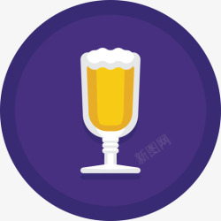 icon63圆形计算器鸡尾酒咖啡63圆形图标高清图片