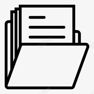 文件书籍文件夹图标图标