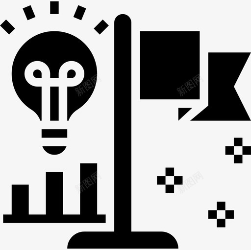 目标业务325字形图标svg_新图网 https://ixintu.com 业务 字形 目标