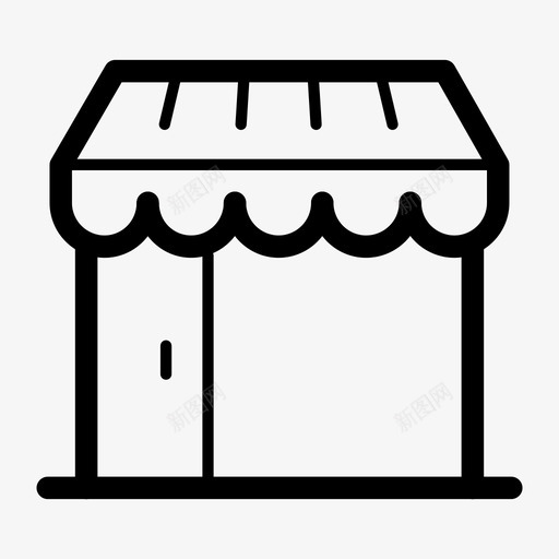 商店办公室购物图标svg_新图网 https://ixintu.com 办公室 商店 场所 工作 工作场 购物