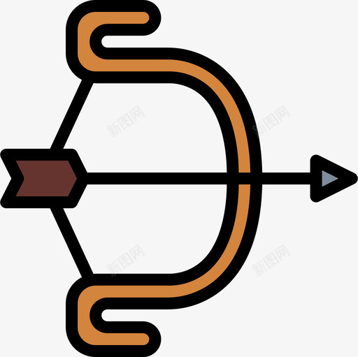 弧形牛仔9线性颜色图标svg_新图网 https://ixintu.com 弧形 牛仔9 线性颜色