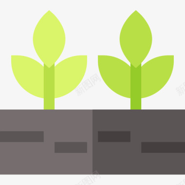 植物可持续能源29平坦图标图标