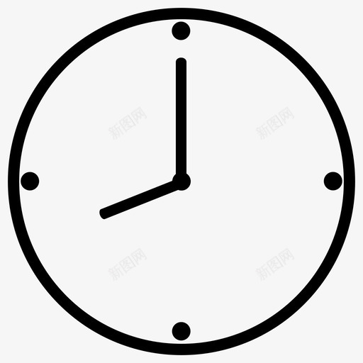 时钟电子时间图标svg_新图网 https://ixintu.com 时钟 时间 电子 计时器