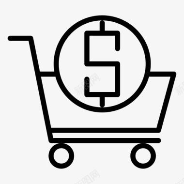 购物车价格购物篮商务图标图标