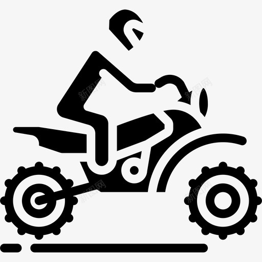 摩托车越野赛车11加油图标svg_新图网 https://ixintu.com 加油 摩托车 赛车 越野