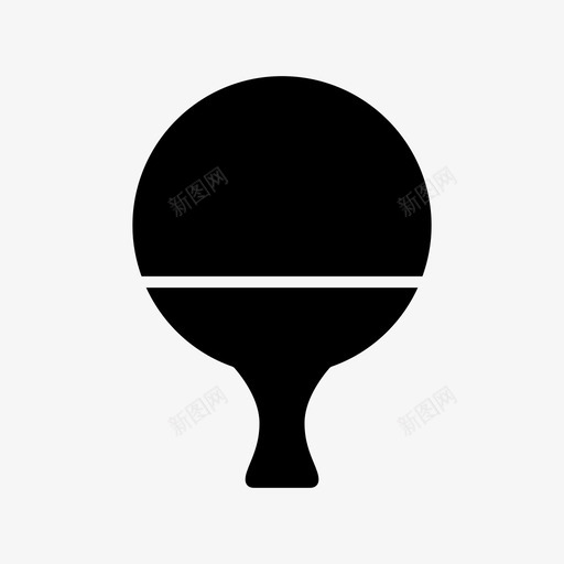 乒乓球球拍网球图标svg_新图网 https://ixintu.com 乒乓球 体育 字形 球拍 网球