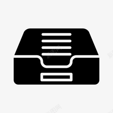收件箱帐户文档图标图标