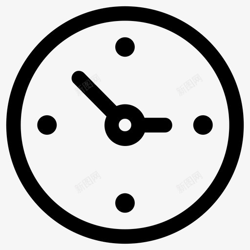 小时时钟时间图标svg_新图网 https://ixintu.com 定时 小时 时钟 时间 计时器