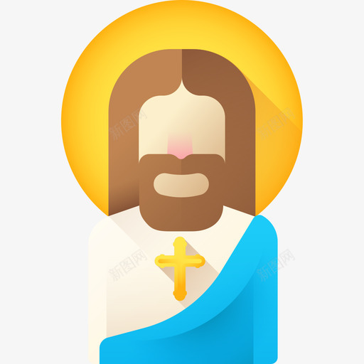 耶稣复活节第12天彩色图标svg_新图网 https://ixintu.com 12天 复活节 彩色 耶稣