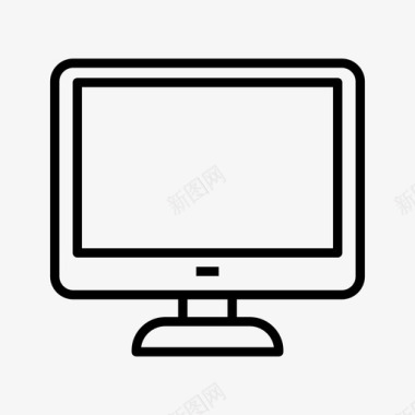 台式机计算机电子图标图标