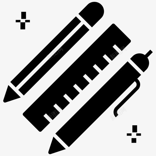 工具铅笔比例尺图标svg_新图网 https://ixintu.com 图标 字形 室内设计 工具 文具 比例尺 素描 设计 设计工 铅笔