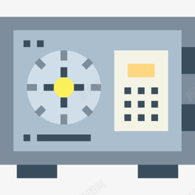 保险箱零售价34扁平图标图标