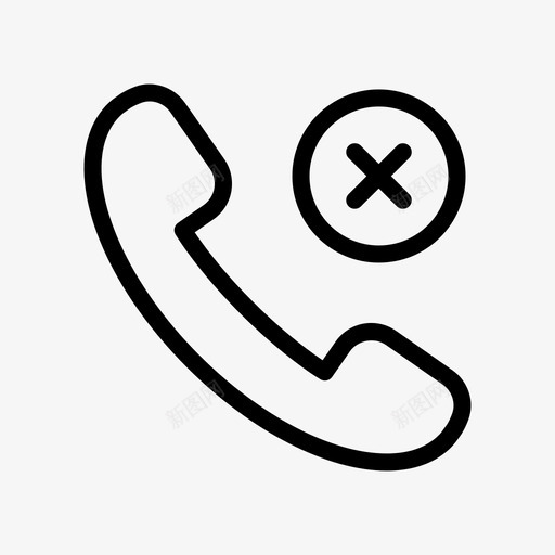 阻止呼叫取消联系图标svg_新图网 https://ixintu.com 取消 电话 联系 联系我们 阻止呼叫