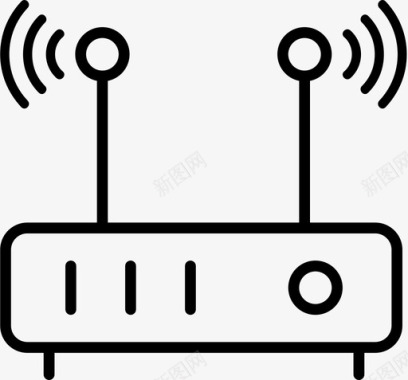 wifi互联网路由器图标图标