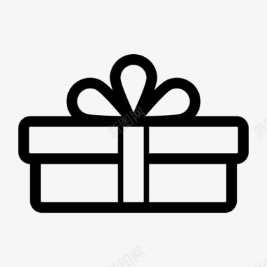 礼品盒生日礼物图标图标