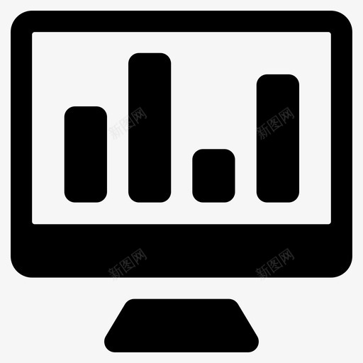 在线数据分析业务监控数据分析图标svg_新图网 https://ixintu.com 业务 信息 图标 图表 在线 字形 数据分析 监控 统计