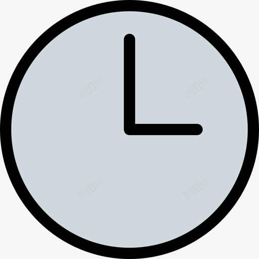 时钟时间48线性颜色图标svg_新图网 https://ixintu.com 时钟 时间 线性 颜色