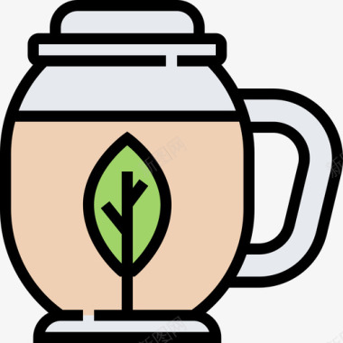 茶饮料15原色图标图标