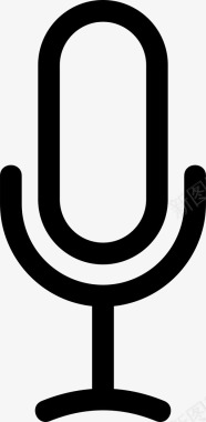 麦克风录音语音图标图标