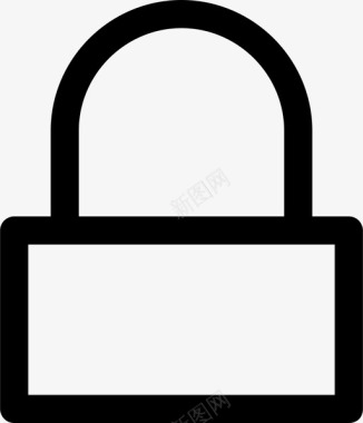 挂锁保护安全图标图标