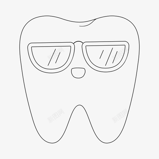 牙齿牙齿护理牙科图标svg_新图网 https://ixintu.com kawaii 健康 护理 牙科 牙齿