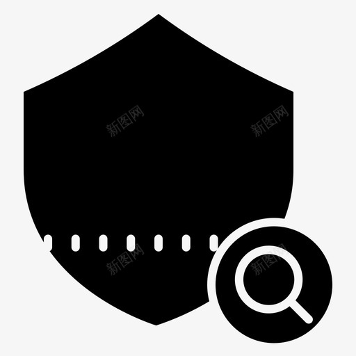 盾牌防护安全图标svg_新图网 https://ixintu.com 保安 安全 搜查 盾牌 防护