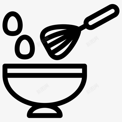 烹饪厨房搅拌机图标svg_新图网 https://ixintu.com 厨房 搅拌 搅拌器 搅拌机 烹饪 面包房 鸡蛋
