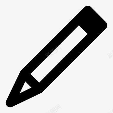钢笔蜡笔铅笔图标图标