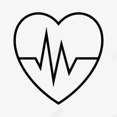 心率健康医疗图标图标
