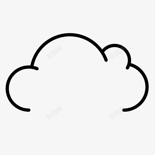 云数据线图标svg_新图网 https://ixintu.com 云集 数据 计算机
