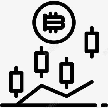 分析比特币106线性图标图标