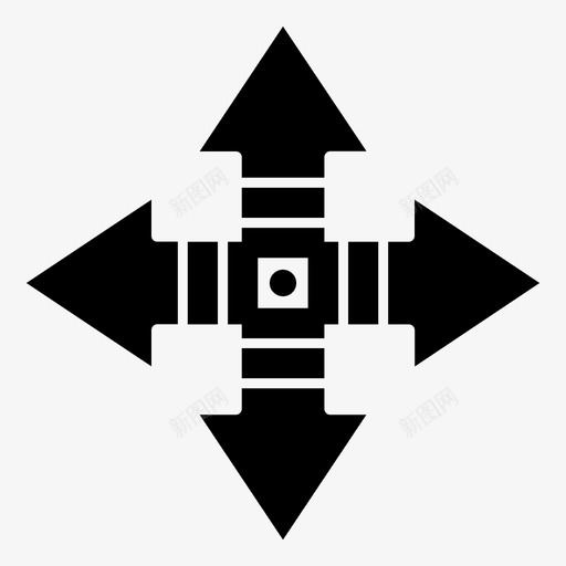 移动箭头选择图标svg_新图网 https://ixintu.com 方向 用户 界面设计 移动 箭头 路线 选择