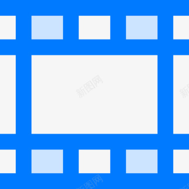 电影院电影院59蓝色图标图标