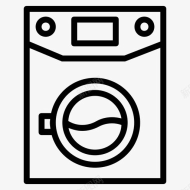 洗衣机数码家具图标图标