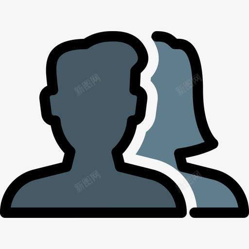 组用户19线性颜色图标svg_新图网 https://ixintu.com 用户 线性 颜色