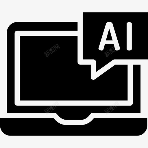 AI人工智能39坚固图标svg_新图网 https://ixintu.com AI 人工智能 坚固