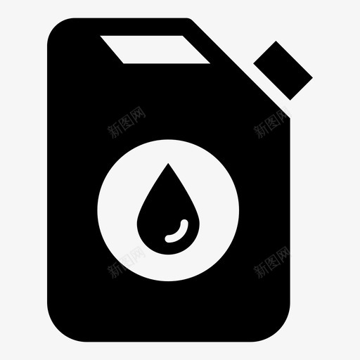 汽油碳罐燃料图标svg_新图网 https://ixintu.com 图标 汽油 液体 燃料 碳罐 符号 绿色 能源