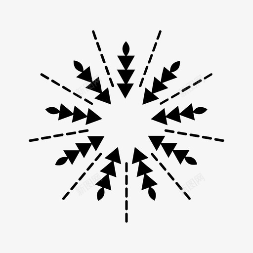 部落图案三角形三角形图案图标svg_新图网 https://ixintu.com 三角形 图案 形式 部落