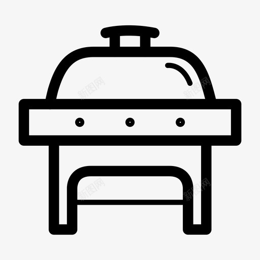 烧烤烹饪菜肴图标svg_新图网 https://ixintu.com 烧烤 热的 烹饪 菜肴 食物 餐厅