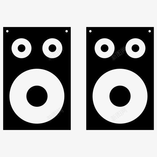 声音低音音乐图标svg_新图网 https://ixintu.com 低音 图标 声音 扬声器 音乐 音调