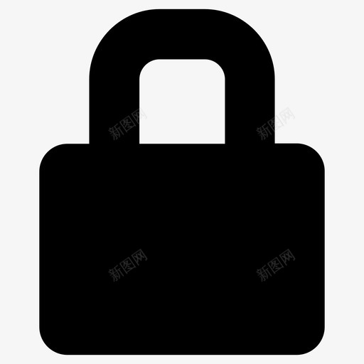 上锁挂锁隐私图标svg_新图网 https://ixintu.com 上锁 安全 挂锁 隐私