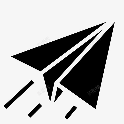 网页杂项飞机邮件图标svg_新图网 https://ixintu.com 实心 折纸 杂项 纸张 网页设计 邮件 飞机